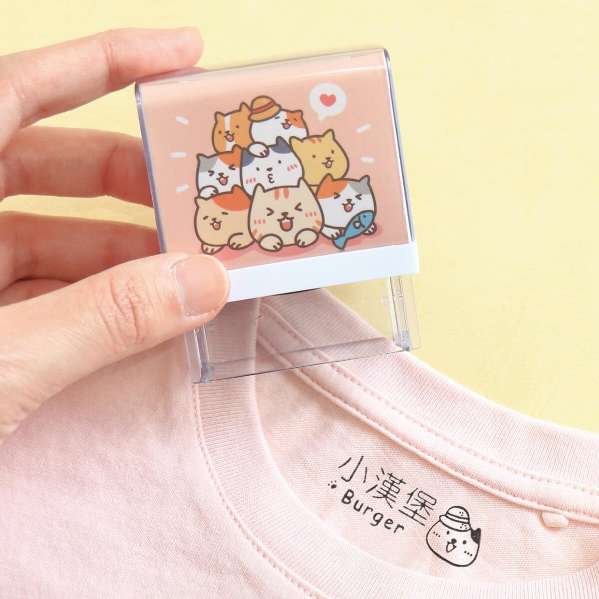 衣物專用防水印章【可愛喵喵系列】(多種款式可選)